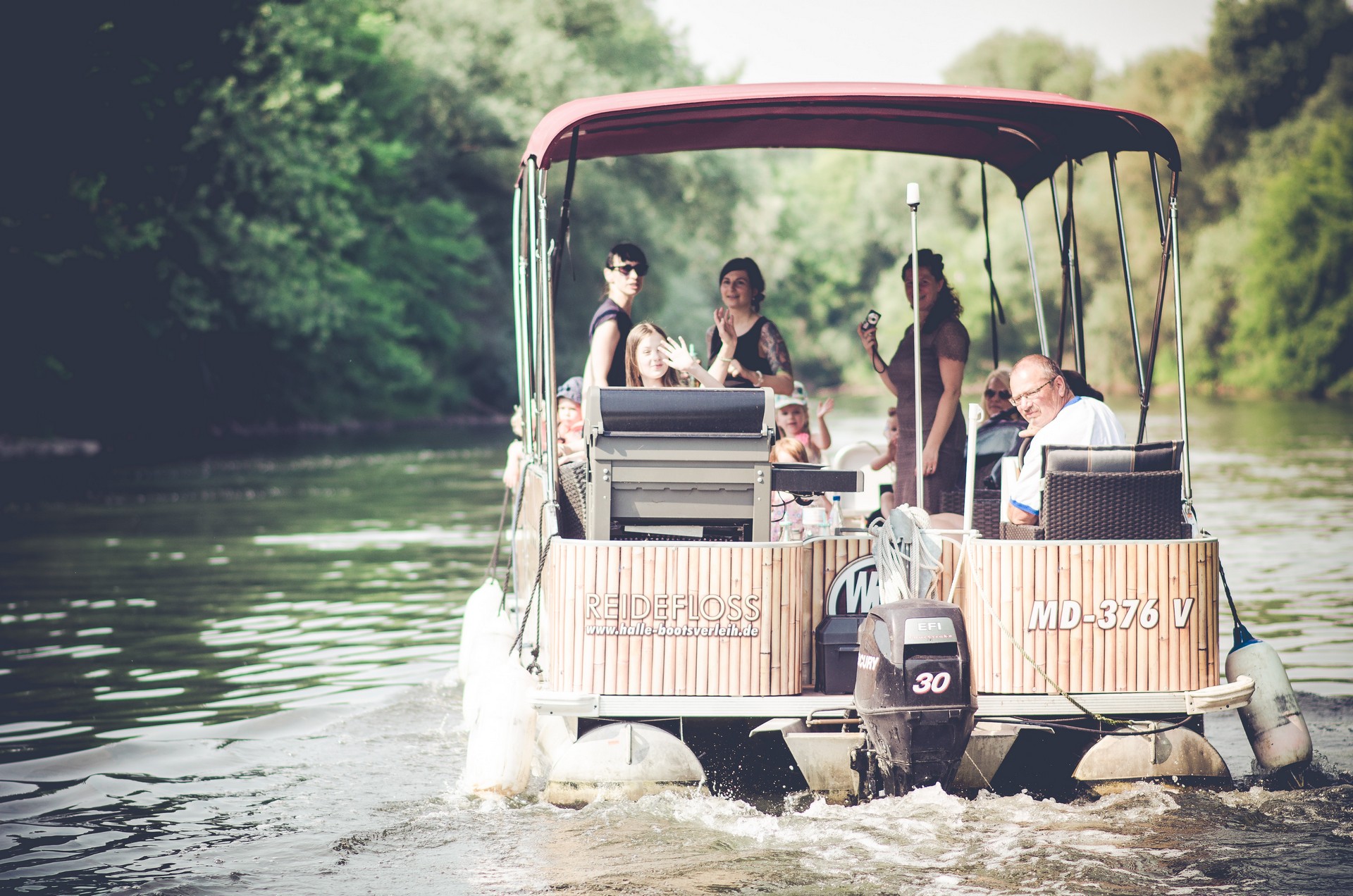 Hochzeitsfotografie Boot